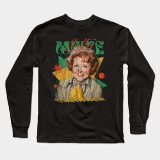 VINTAGE POP RETRO -BettyWhite The Beautifull- STYLE 70S Long Sleeve T-Shirt